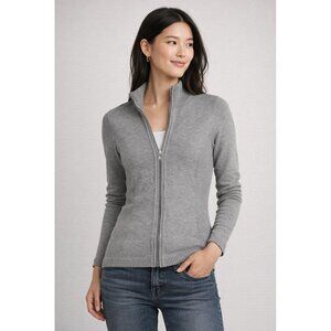 Nautica Gray Melange Women's Cardigan Sweater Size US XS-S Cotton